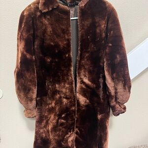 Buffums Vintage Mink Fur Coat Womens Size S